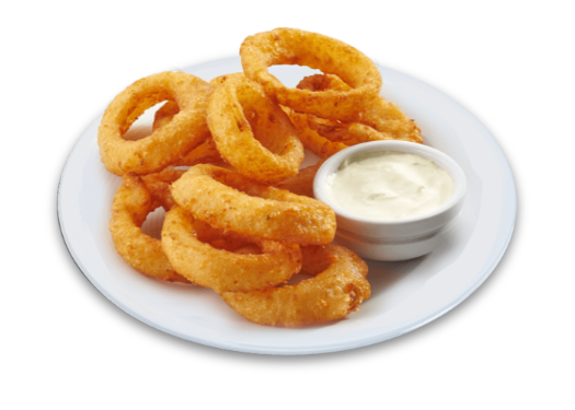 Baked Onion Rings with Homemade Wasabi Ranch Dressing